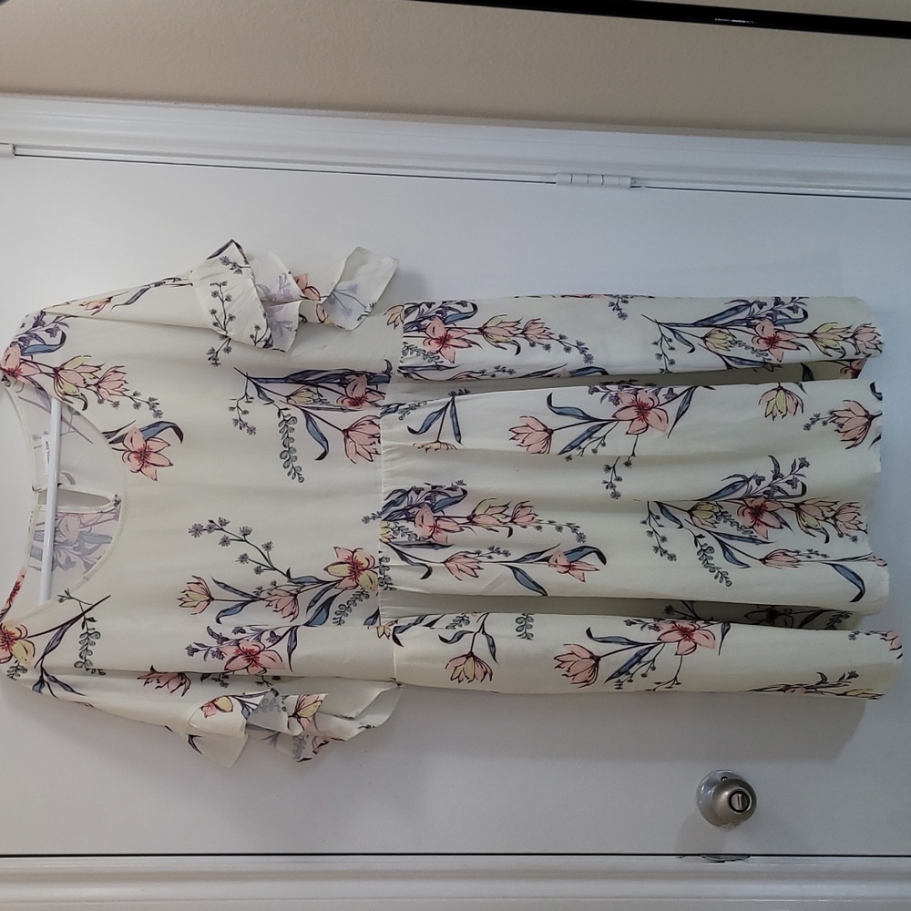 Chic Soul Floral Midi Dress Size 3X